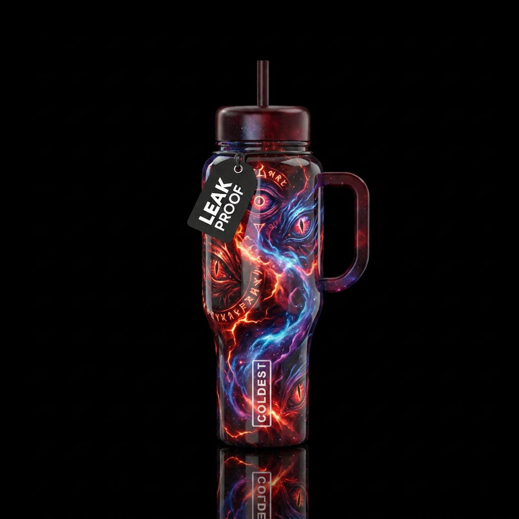 Eye see you water bottle design