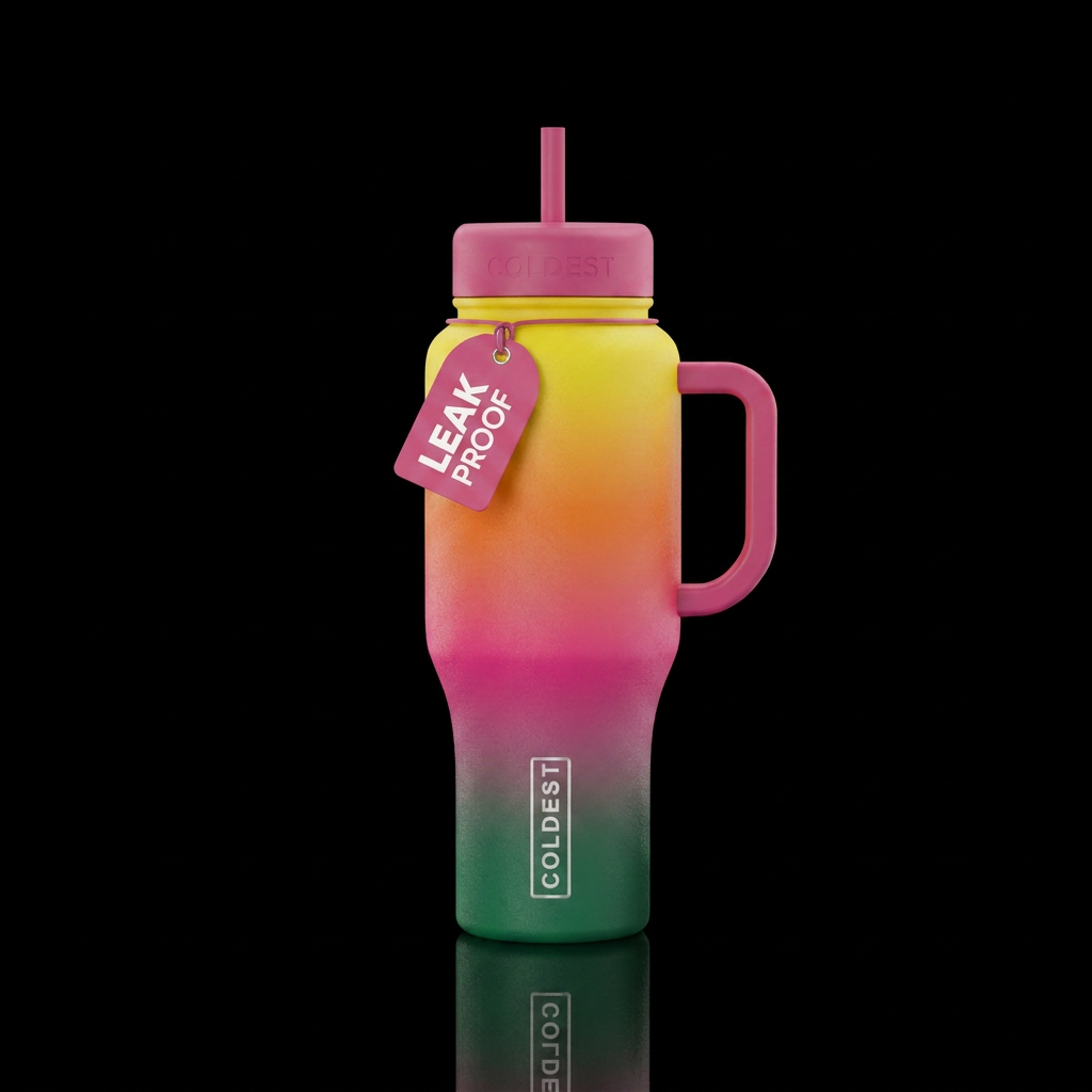 Art water bottle design