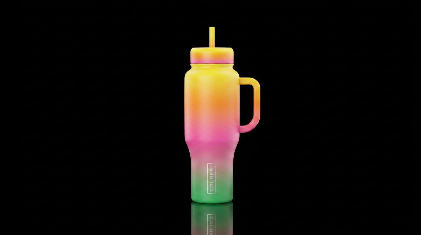 Art water bottle design