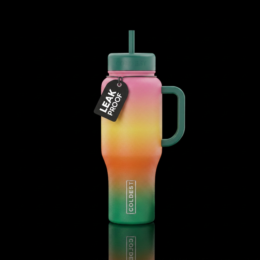 Art water bottle design