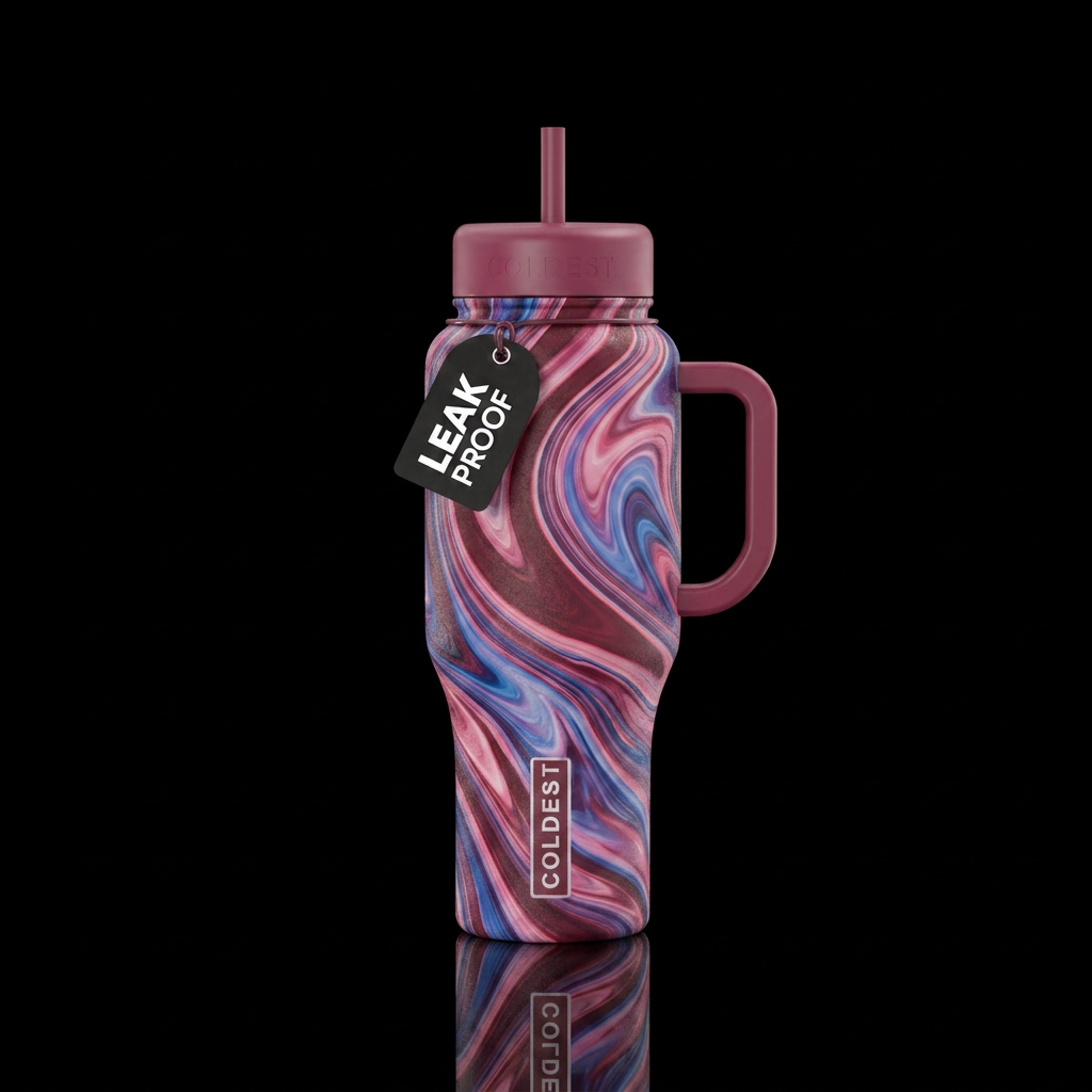 Art water bottle design