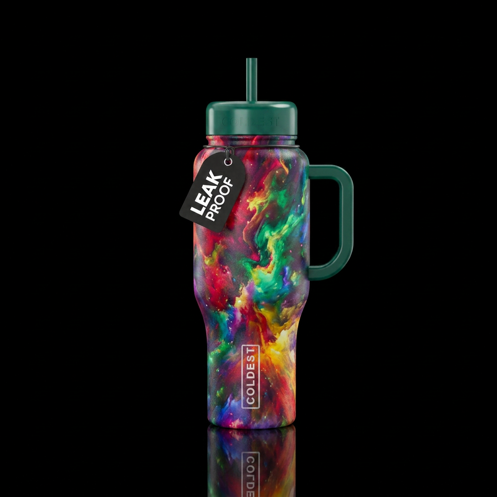 Art water bottle design