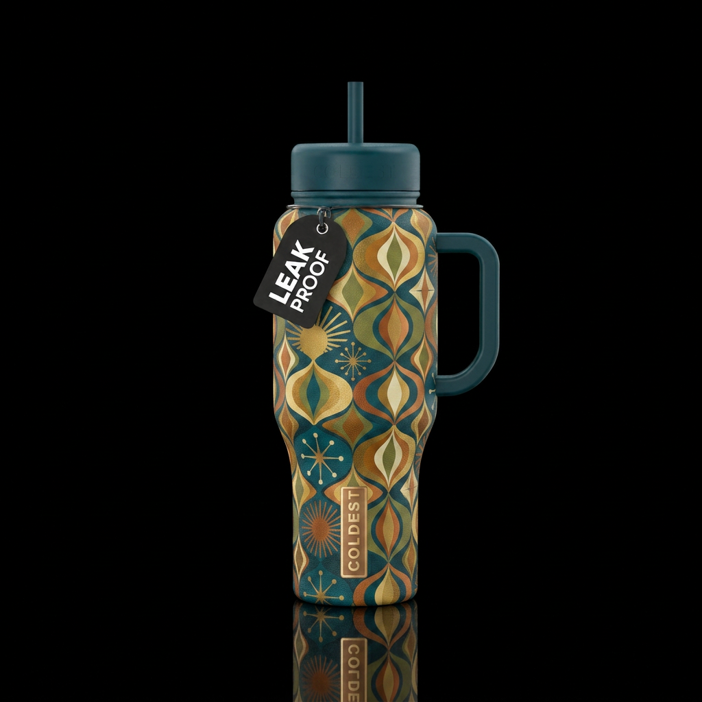 Art water bottle design