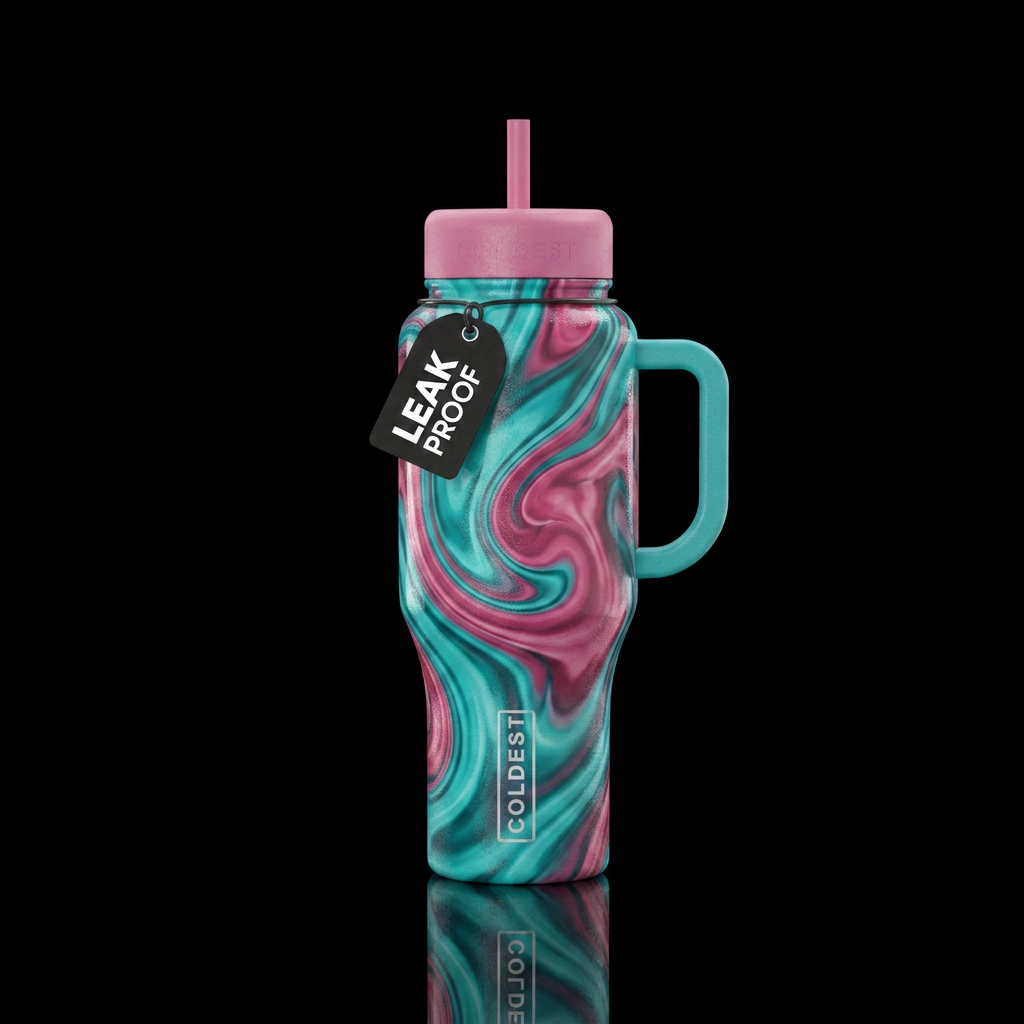 Art water bottle design