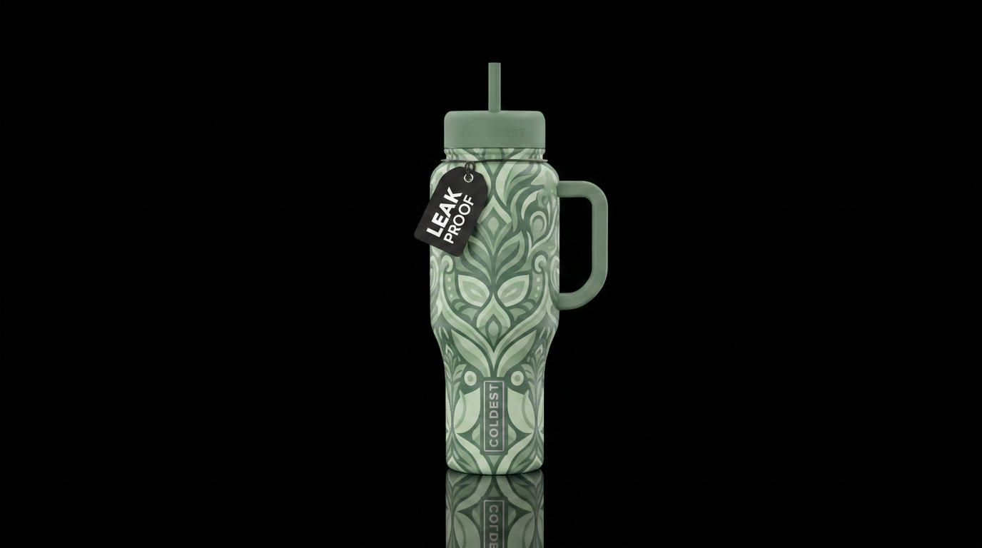 Art water bottle design