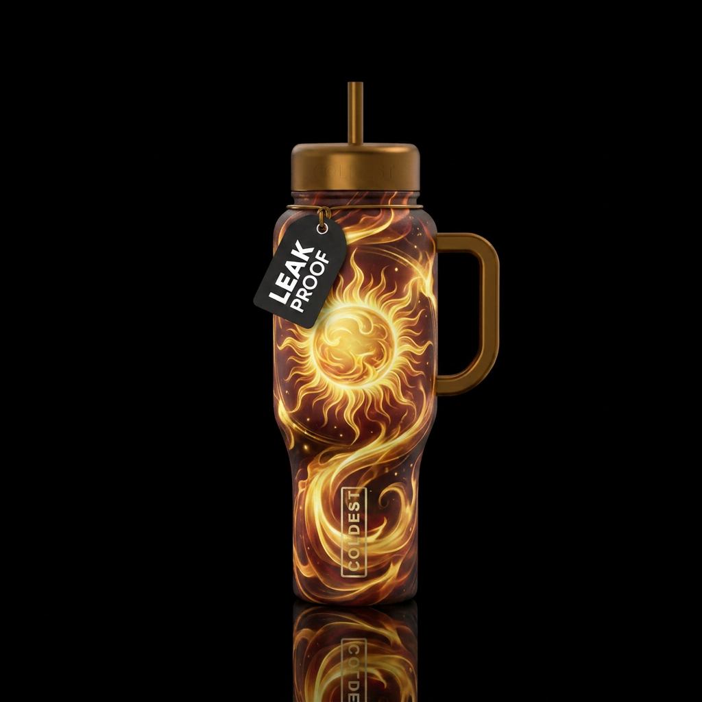 The sun water bottle design