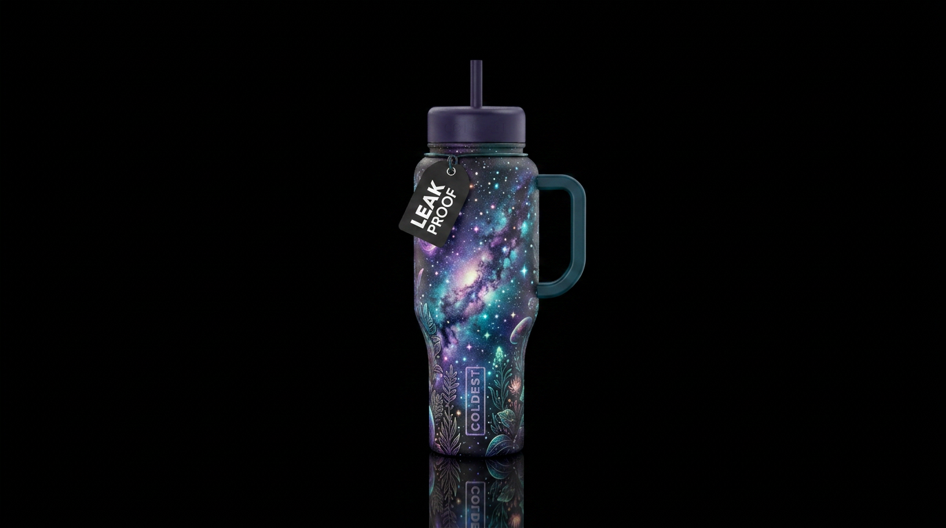 Space water bottle design