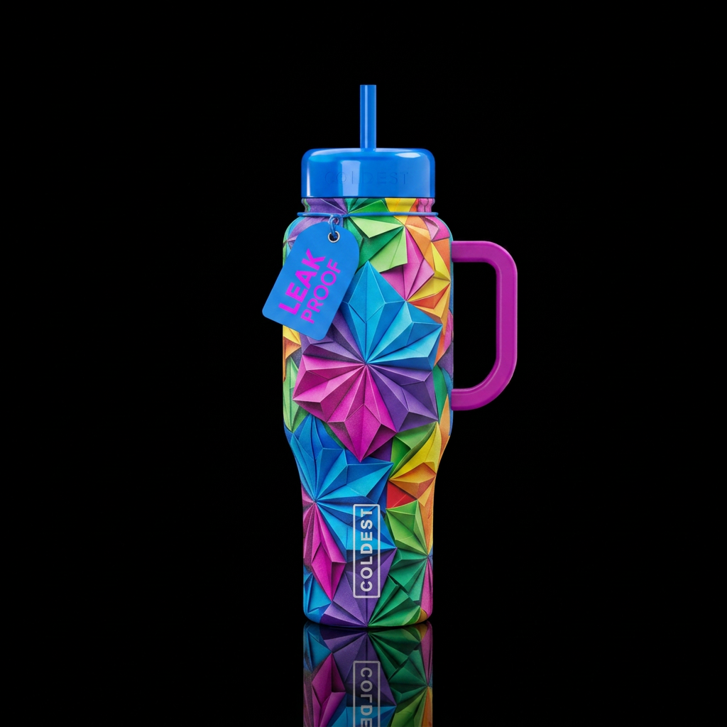 Origami water bottle design