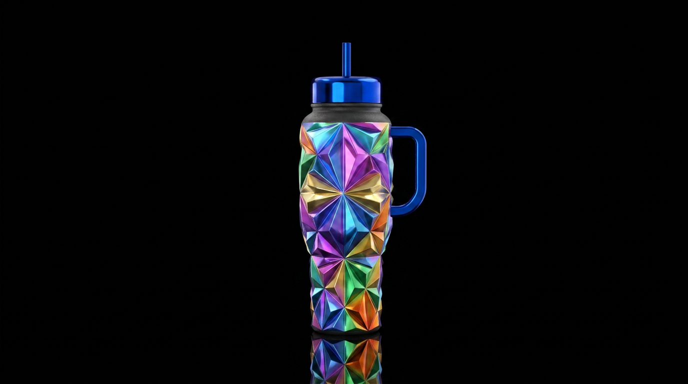 Art water bottle design