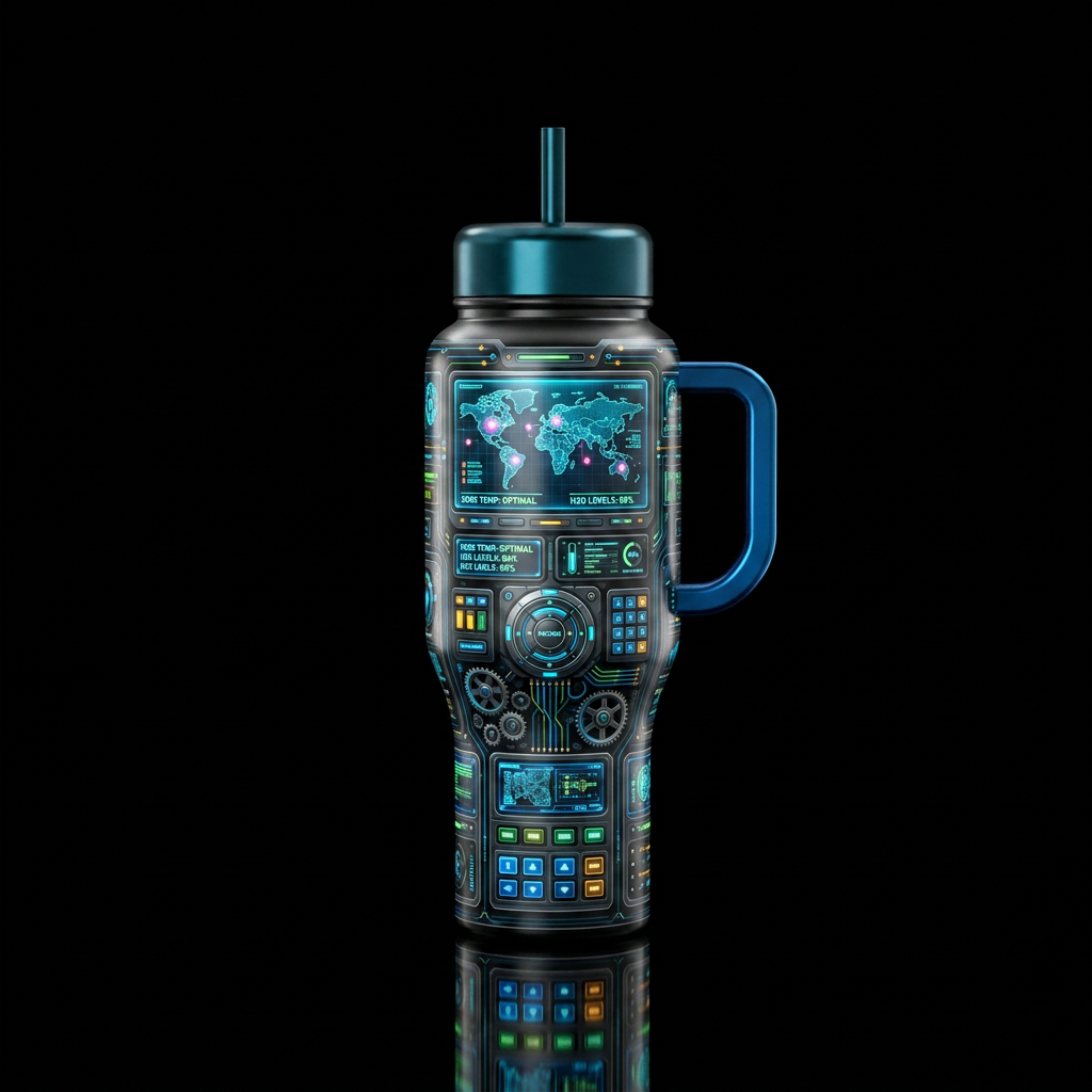 command center water bottle design