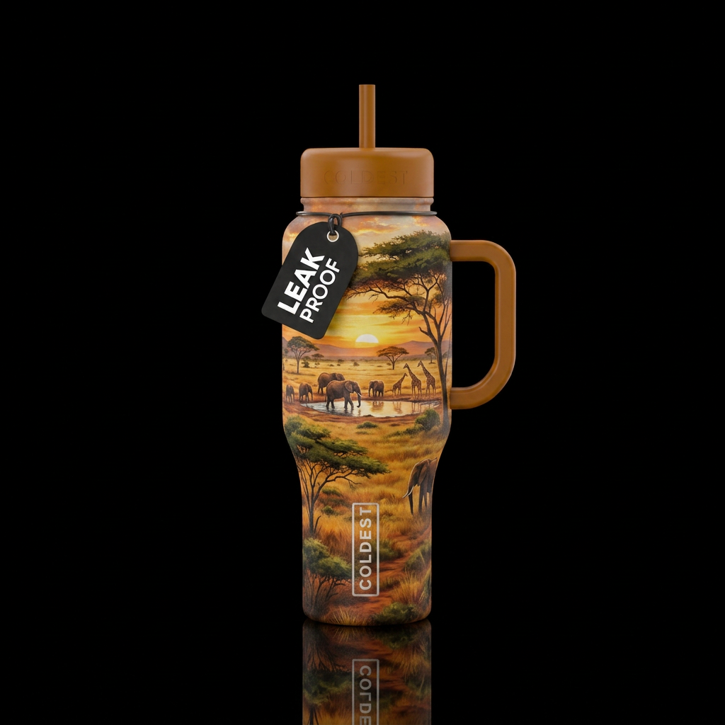 savanna water bottle design