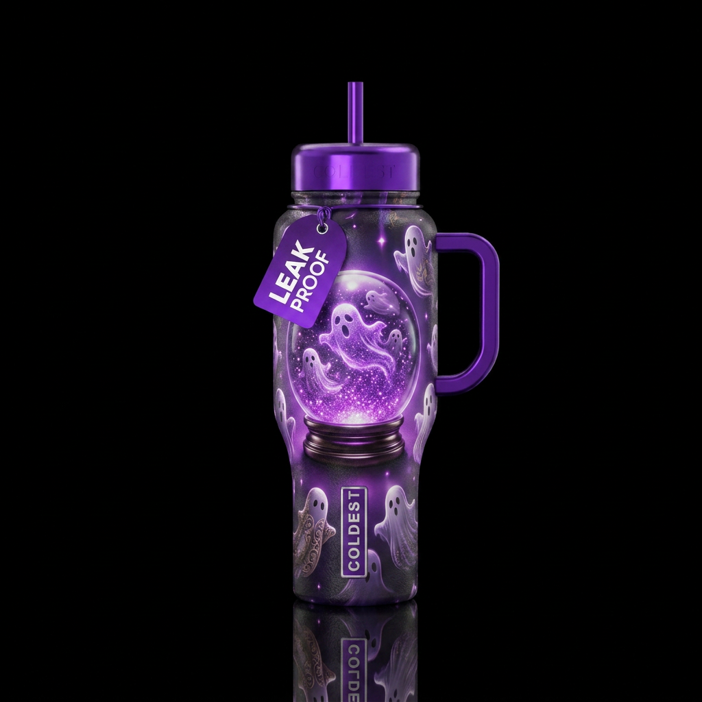 Ghost 👻 water bottle design