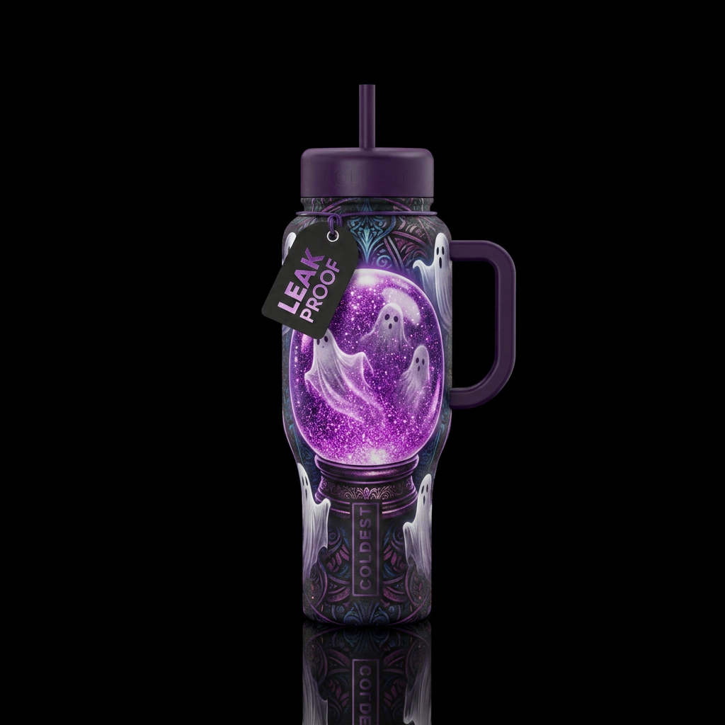 Ghost water bottle design