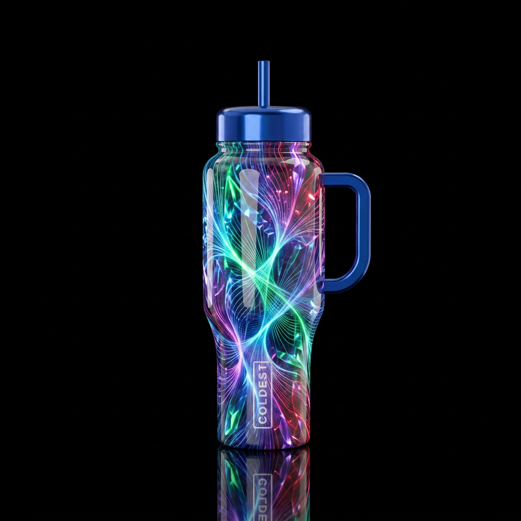 Art water bottle design