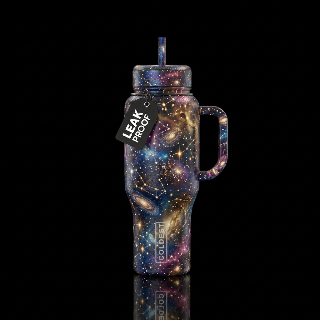Constellations water bottle design