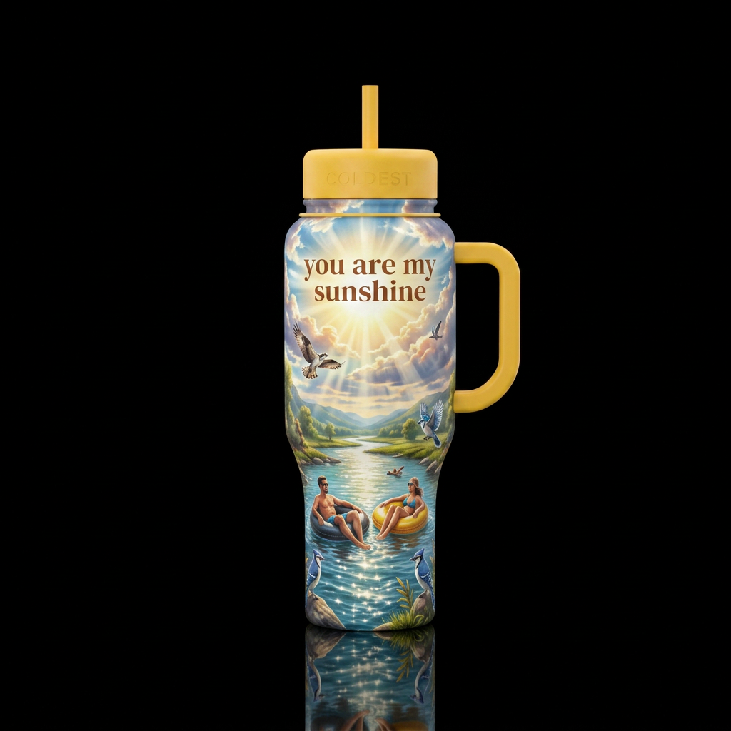 Sunshine water bottle design