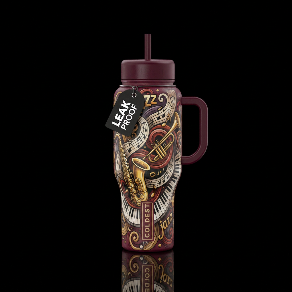 Jazz water bottle design
