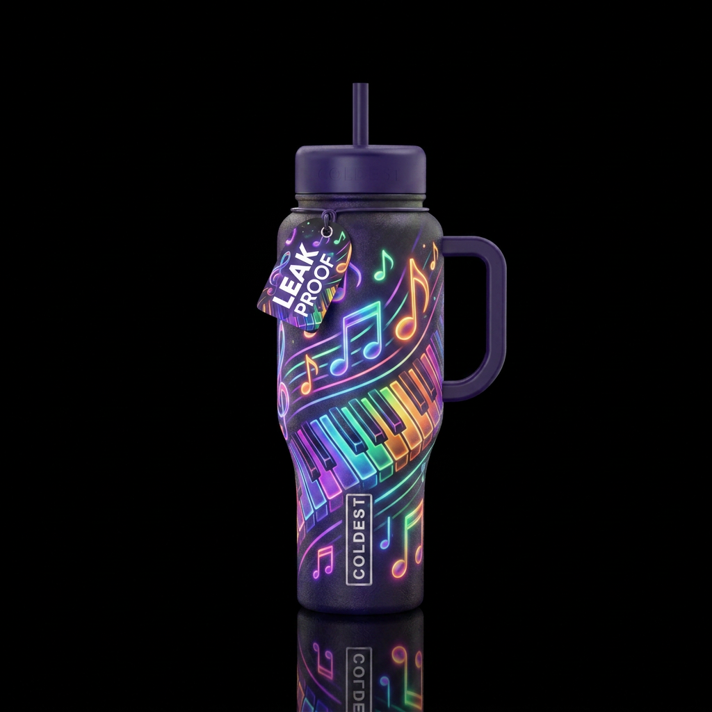 Music 🎶 water bottle design