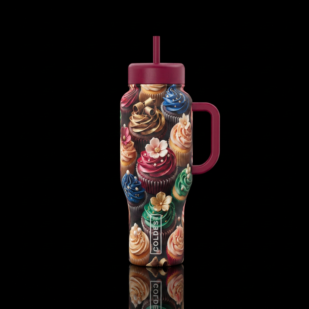 Cupcakes 🧁 water bottle design