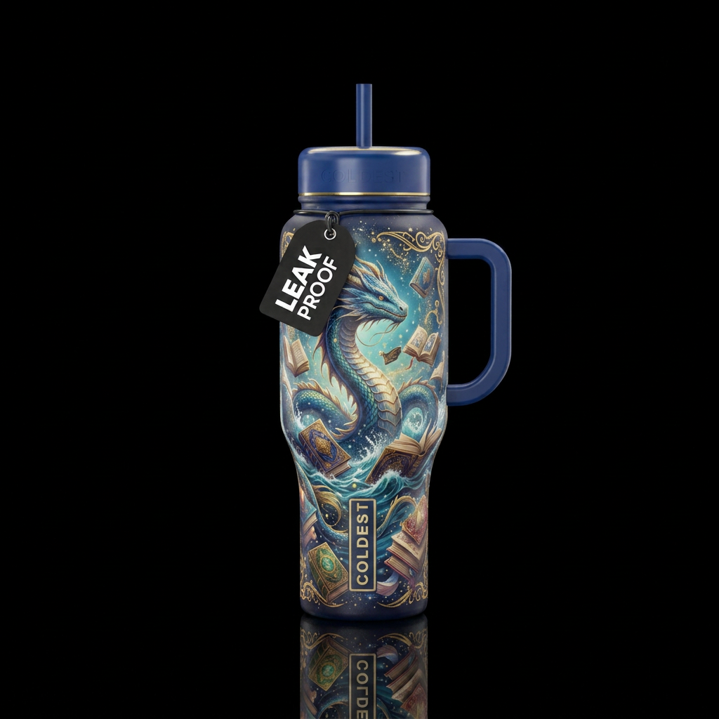 Dragon water bottle design