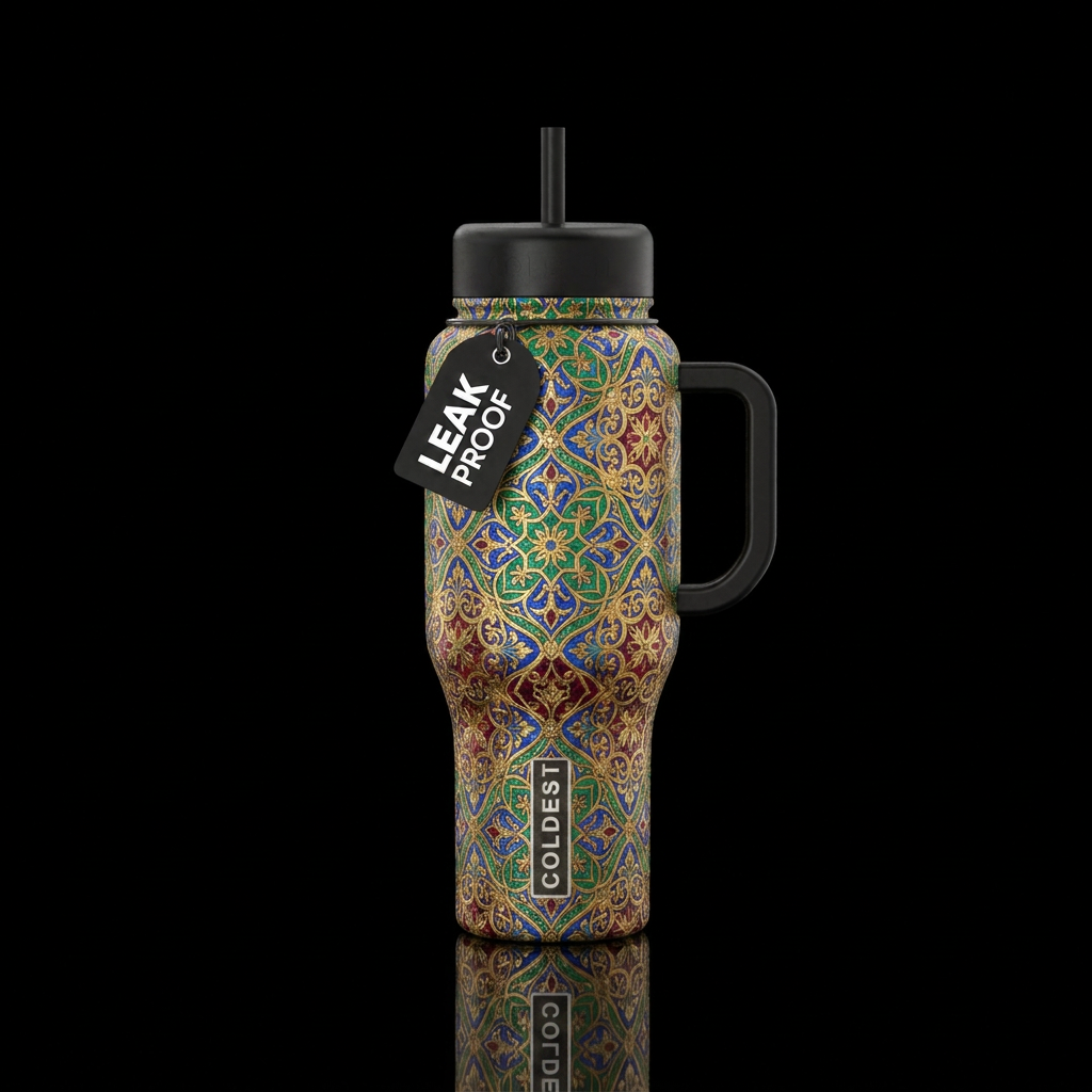 Art water bottle design