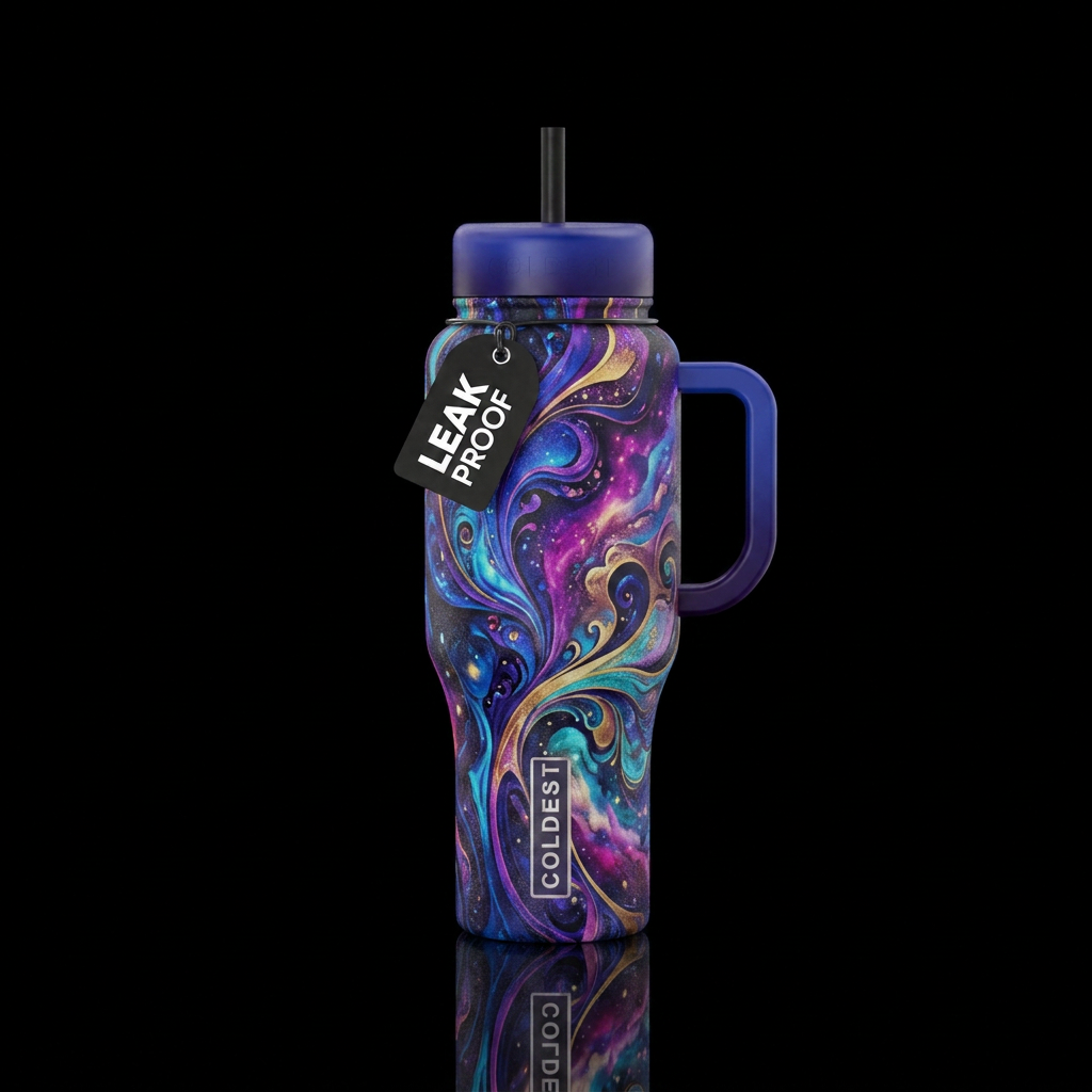 Art water bottle design