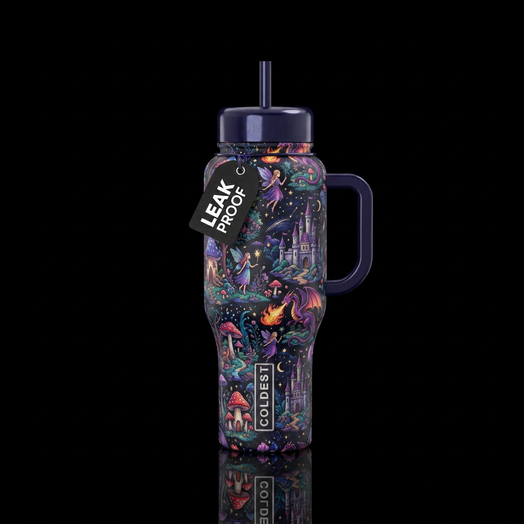 Fairy tale water bottle design