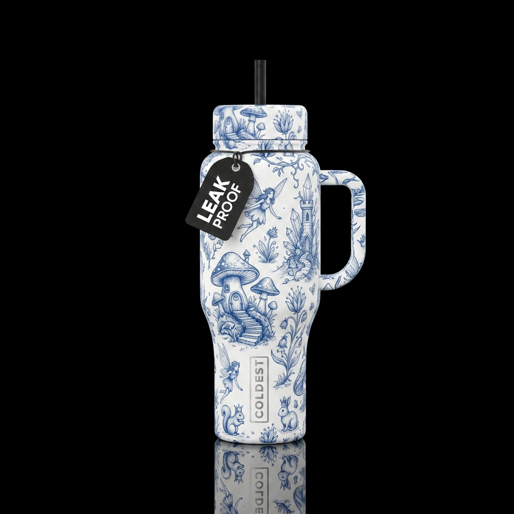 Art water bottle design