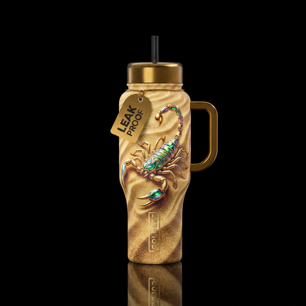 Sand scorpion water bottle design