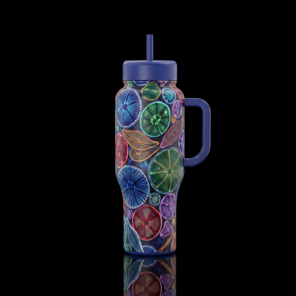 Art water bottle design