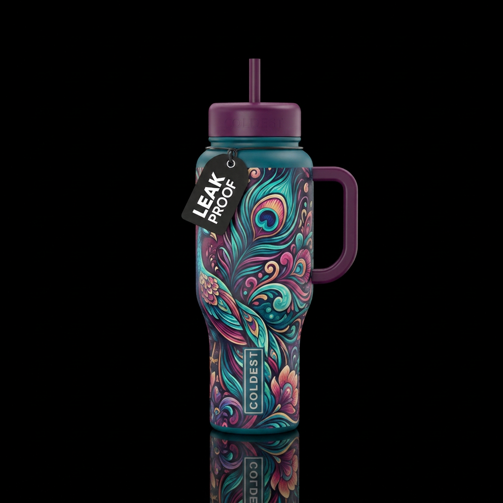 Art water bottle design