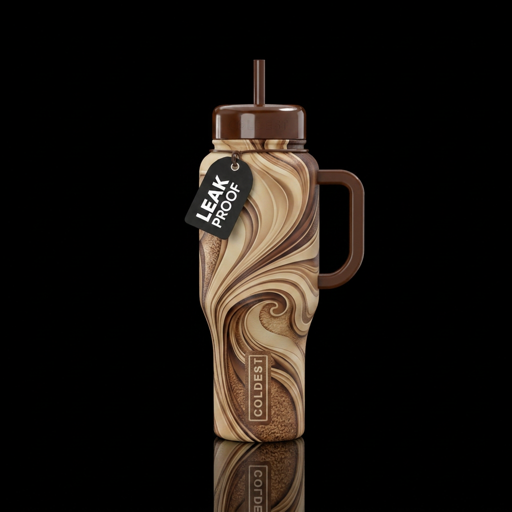 Art water bottle design