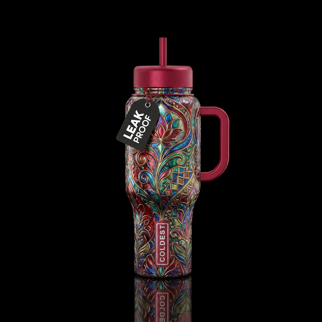 Art water bottle design