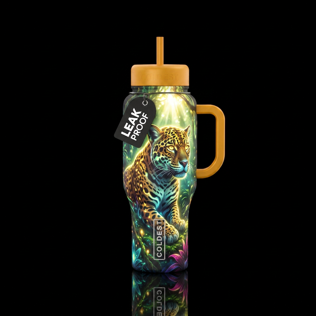 Jaguar 🐆 water bottle design