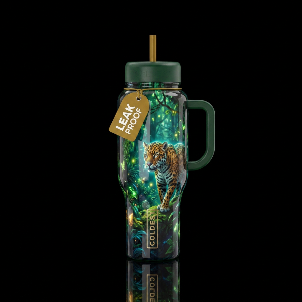 Jaguar 🐆 water bottle design