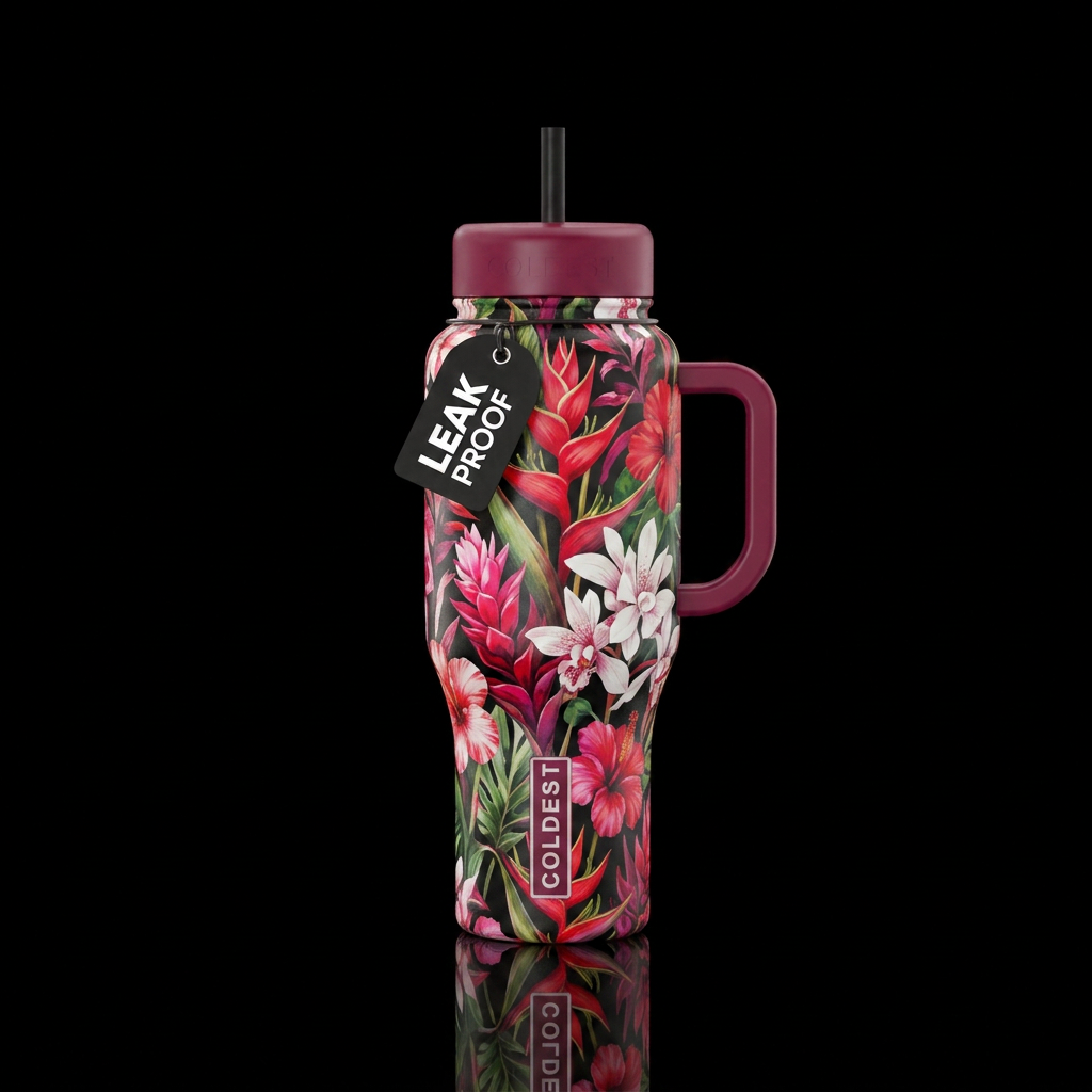Hypotheses splash water bottle design