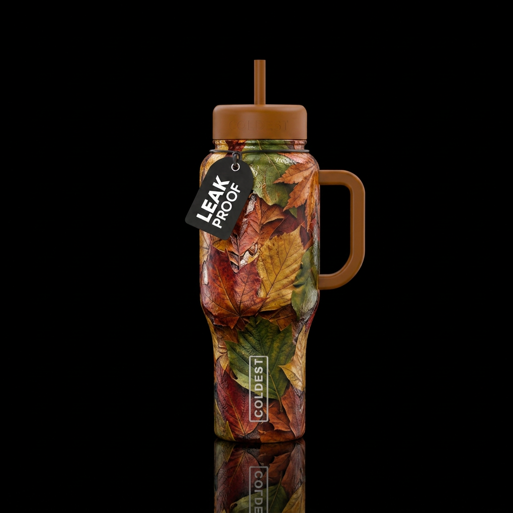 Fall leaves 🍁 water bottle design