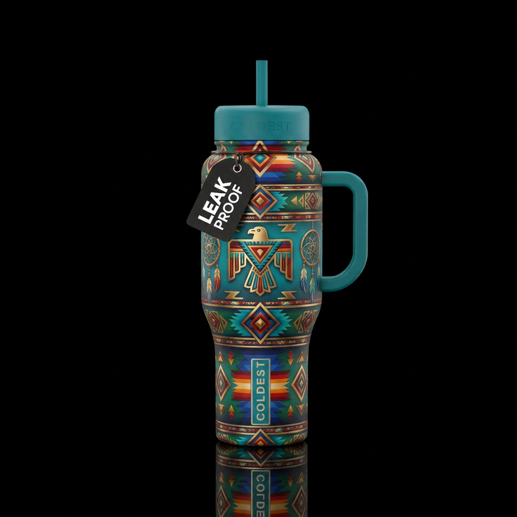 Art water bottle design