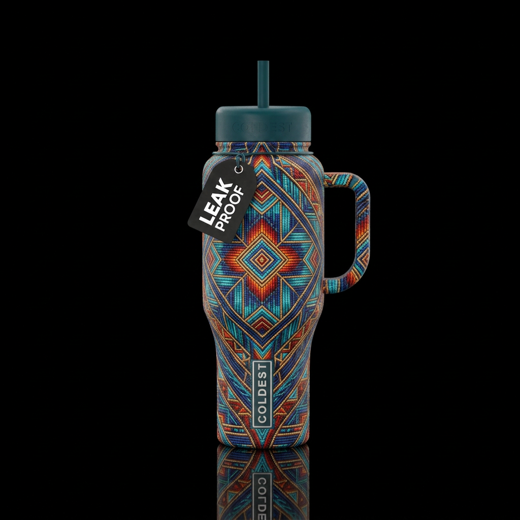 Art water bottle design