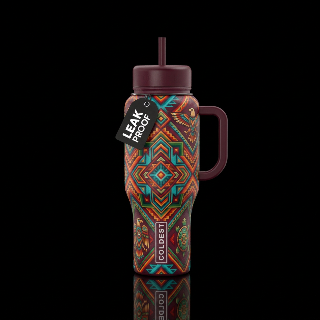 Art water bottle design