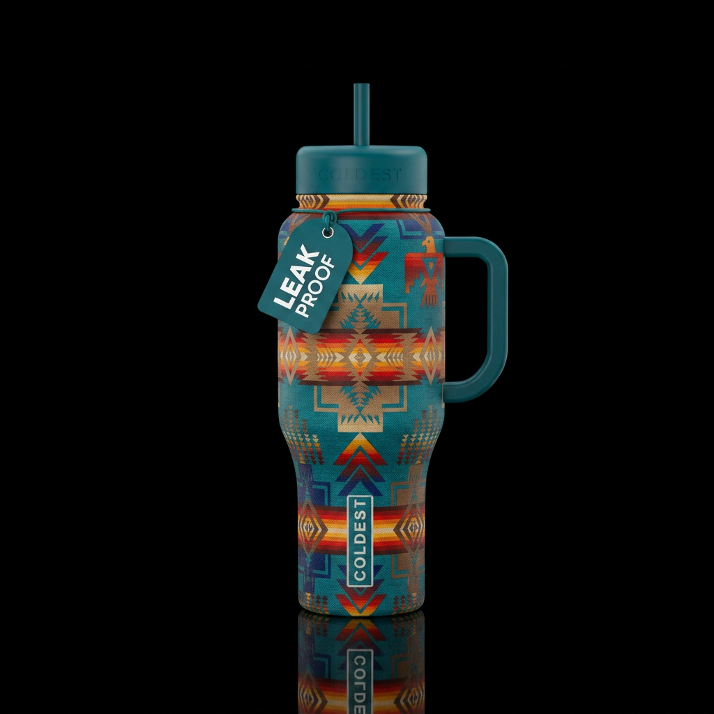 Art water bottle design