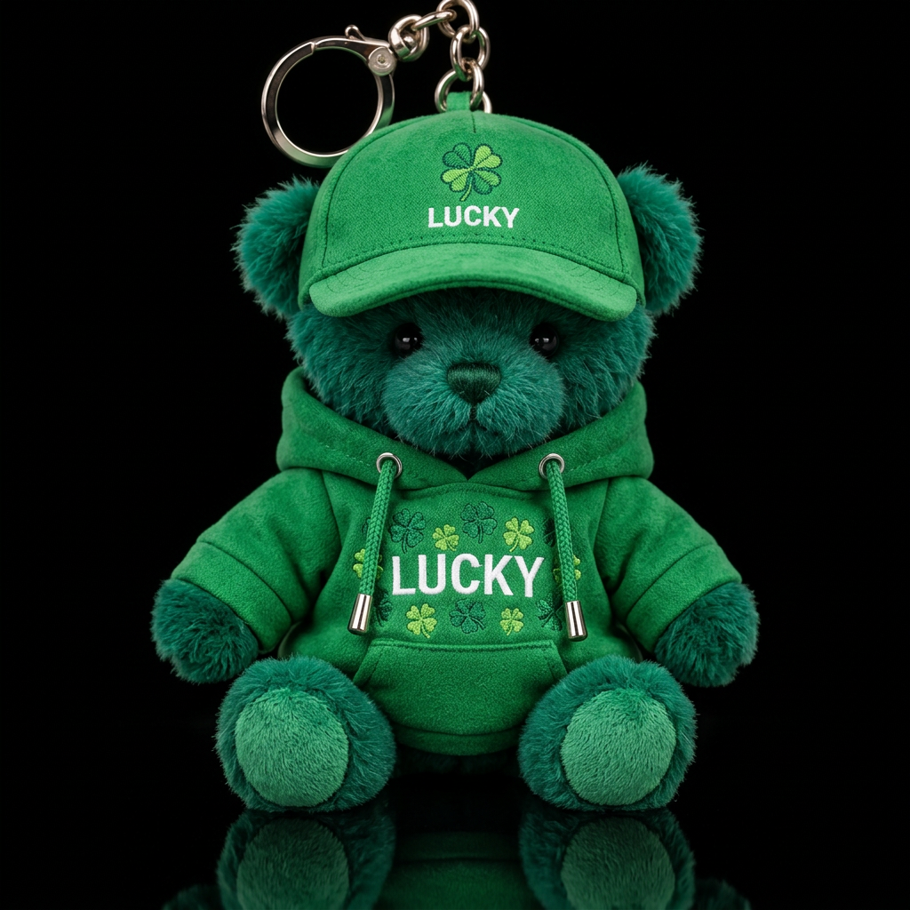 Lucky bear water bottle design