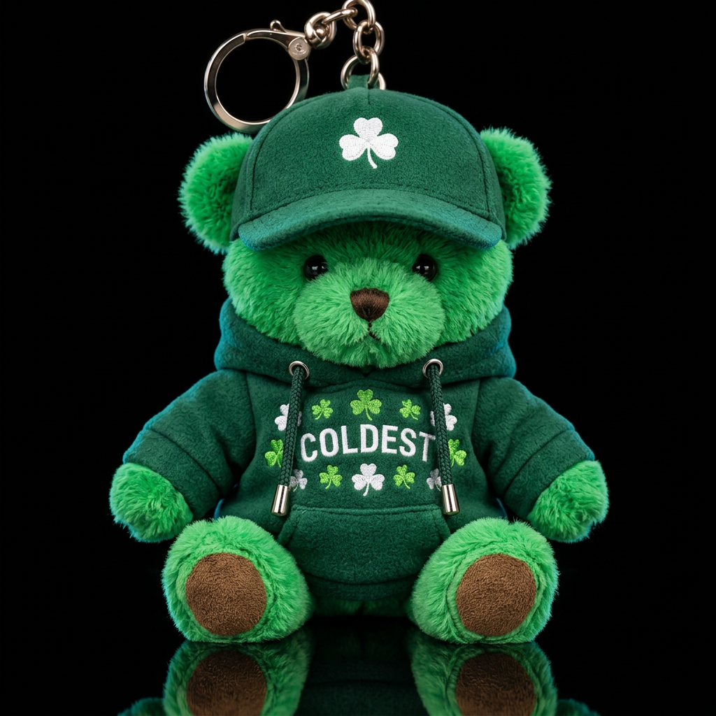 Lucky bear water bottle design