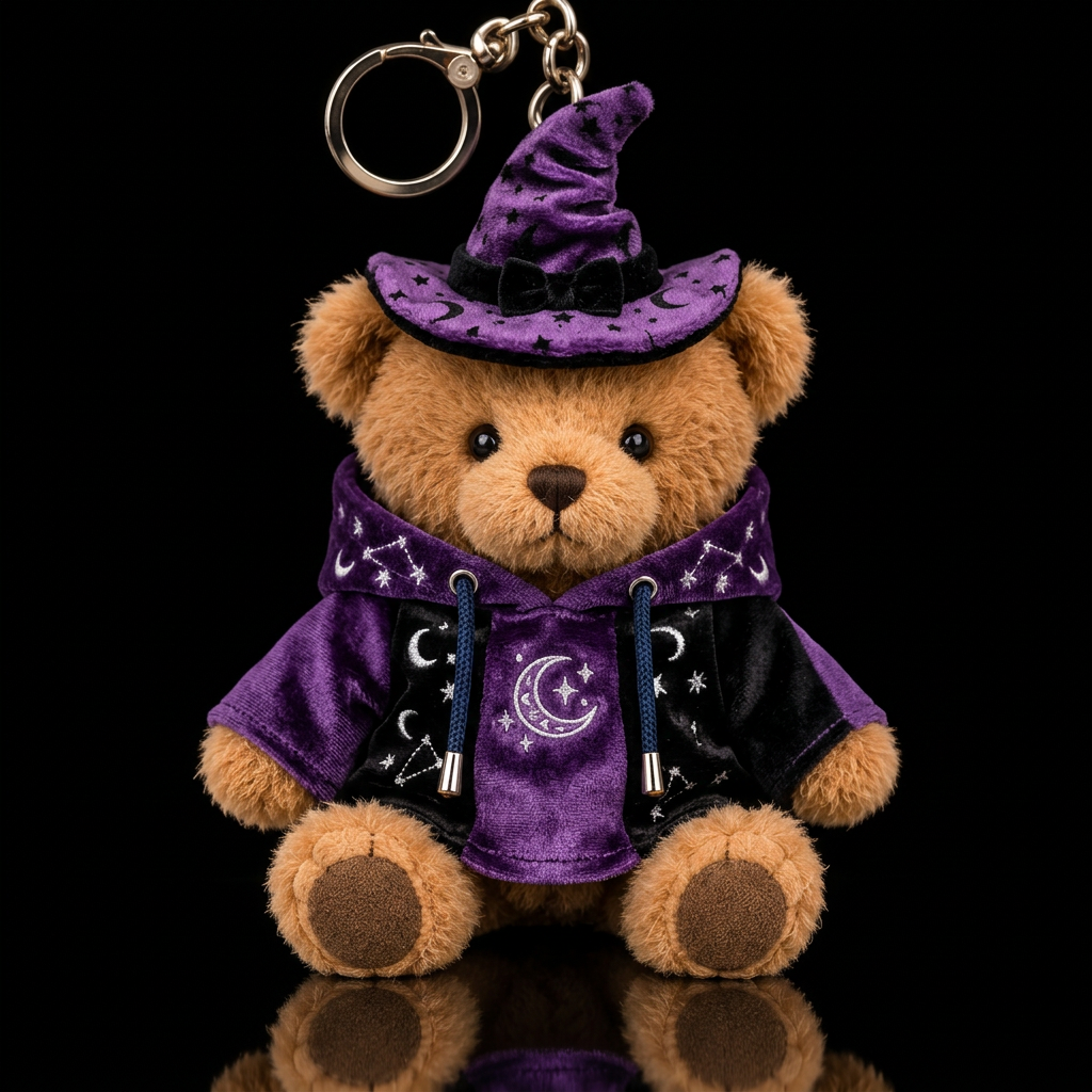 Witch  bear water bottle design