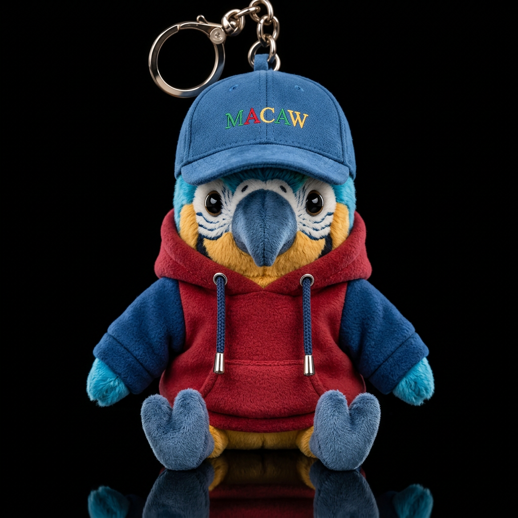 Macaw water bottle design