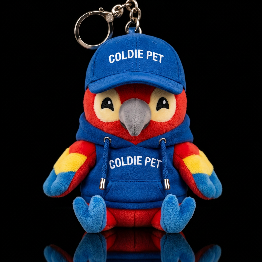 Macaw water bottle design