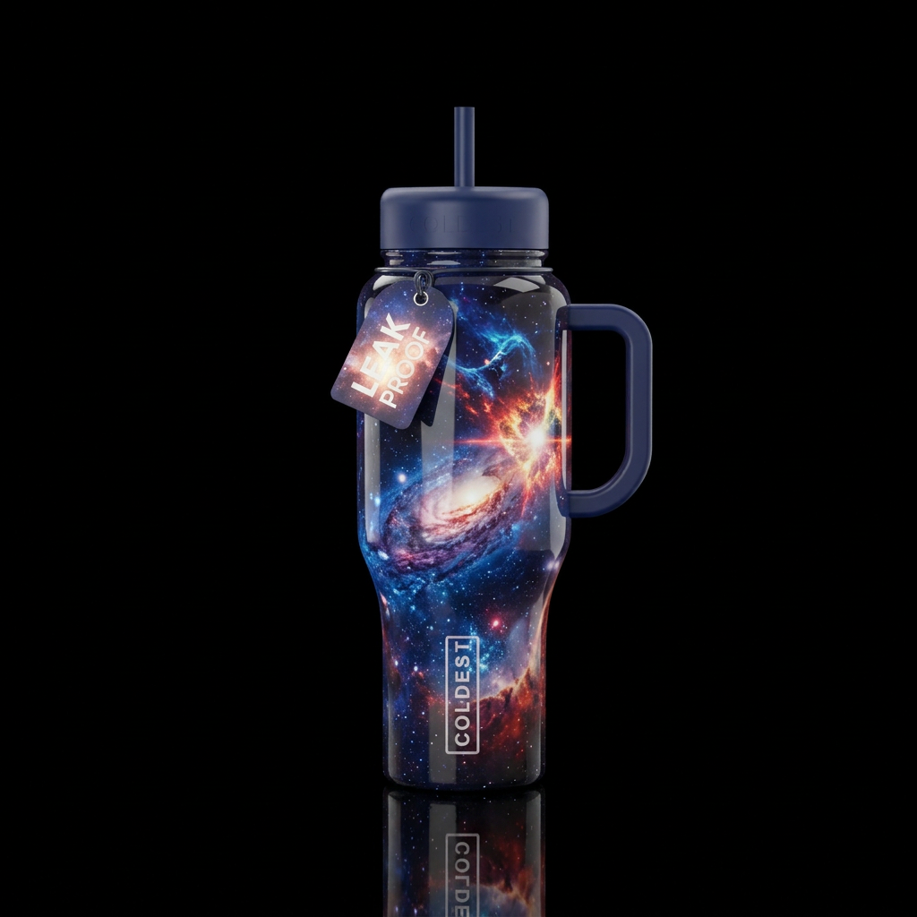 Space water bottle design