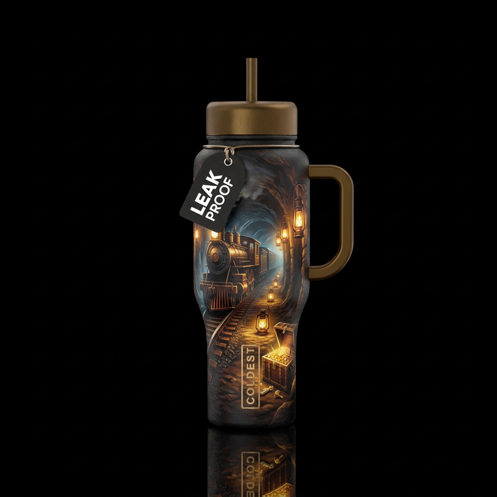Underground Railroad water bottle design