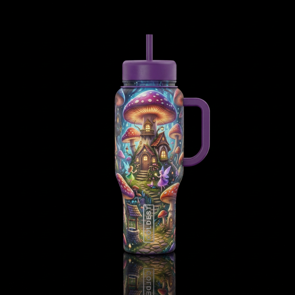 Fairy land water bottle design