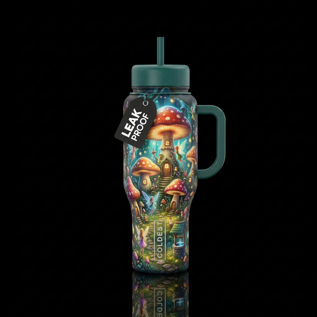 Fairy land water bottle design